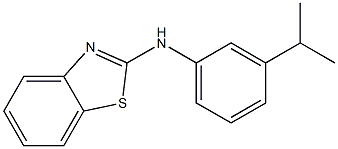 N-[3-(propan-2-yl)phenyl]-1,3-benzothiazol-2-amine Structure