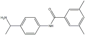  N-[4-(1-aminoethyl)phenyl]-3,5-dimethylbenzamide