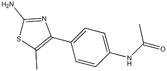 N-[4-(2-amino-5-methyl-1,3-thiazol-4-yl)phenyl]acetamide|