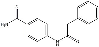 N-[4-(aminocarbonothioyl)phenyl]-2-phenylacetamide Structure