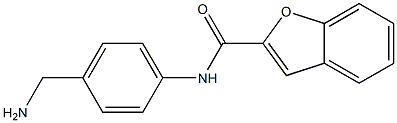 N-[4-(aminomethyl)phenyl]-1-benzofuran-2-carboxamide