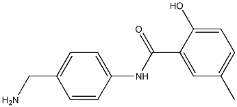  N-[4-(aminomethyl)phenyl]-2-hydroxy-5-methylbenzamide