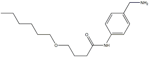 N-[4-(aminomethyl)phenyl]-4-(hexyloxy)butanamide