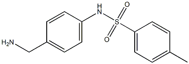 N-[4-(aminomethyl)phenyl]-4-methylbenzenesulfonamide,,结构式