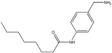 N-[4-(aminomethyl)phenyl]octanamide