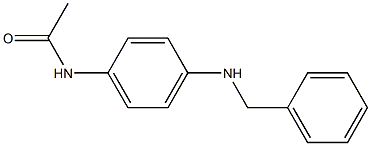 N-[4-(benzylamino)phenyl]acetamide Struktur