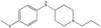 N-[4-(methylsulfanyl)phenyl]-1-propylpiperidin-4-amine Structure