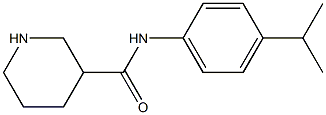 N-[4-(propan-2-yl)phenyl]piperidine-3-carboxamide