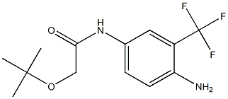 N-[4-amino-3-(trifluoromethyl)phenyl]-2-(tert-butoxy)acetamide Structure