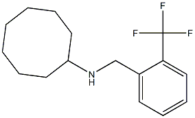 N-{[2-(trifluoromethyl)phenyl]methyl}cyclooctanamine,,结构式