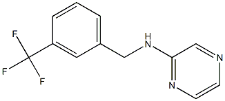 N-{[3-(trifluoromethyl)phenyl]methyl}pyrazin-2-amine 化学構造式