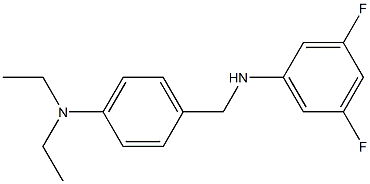 N-{[4-(diethylamino)phenyl]methyl}-3,5-difluoroaniline Structure