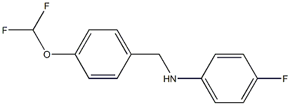 N-{[4-(difluoromethoxy)phenyl]methyl}-4-fluoroaniline