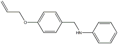 N-{[4-(prop-2-en-1-yloxy)phenyl]methyl}aniline Structure