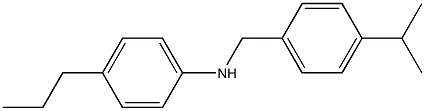 N-{[4-(propan-2-yl)phenyl]methyl}-4-propylaniline Structure