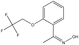 N-{1-[2-(2,2,2-trifluoroethoxy)phenyl]ethylidene}hydroxylamine Structure