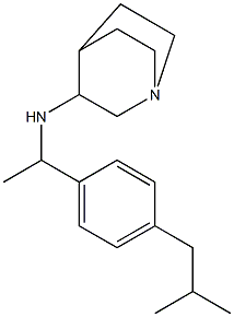 N-{1-[4-(2-methylpropyl)phenyl]ethyl}-1-azabicyclo[2.2.2]octan-3-amine