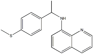 N-{1-[4-(methylsulfanyl)phenyl]ethyl}quinolin-8-amine|