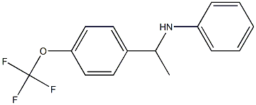 N-{1-[4-(trifluoromethoxy)phenyl]ethyl}aniline|