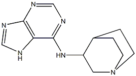 N-{1-azabicyclo[2.2.2]octan-3-yl}-7H-purin-6-amine