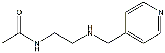 N-{2-[(pyridin-4-ylmethyl)amino]ethyl}acetamide 结构式