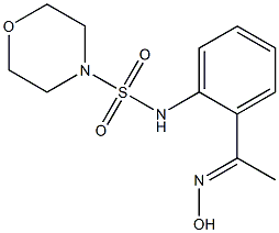 N-{2-[1-(hydroxyimino)ethyl]phenyl}morpholine-4-sulfonamide|