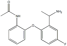  N-{2-[2-(1-aminoethyl)-4-fluorophenoxy]phenyl}acetamide