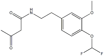 N-{2-[4-(difluoromethoxy)-3-methoxyphenyl]ethyl}-3-oxobutanamide