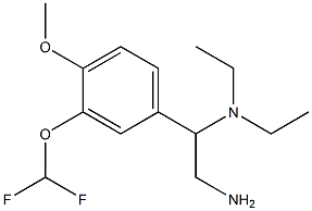  N-{2-amino-1-[3-(difluoromethoxy)-4-methoxyphenyl]ethyl}-N,N-diethylamine