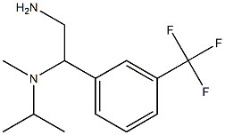 N-{2-amino-1-[3-(trifluoromethyl)phenyl]ethyl}-N-isopropyl-N-methylamine Struktur