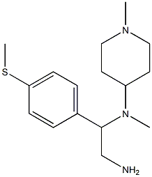  N-{2-amino-1-[4-(methylsulfanyl)phenyl]ethyl}-N,1-dimethylpiperidin-4-amine