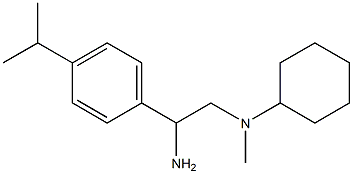 N-{2-amino-2-[4-(propan-2-yl)phenyl]ethyl}-N-methylcyclohexanamine Structure