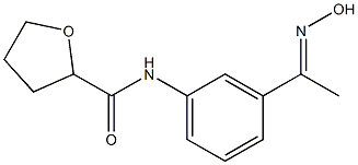 N-{3-[(1E)-N-hydroxyethanimidoyl]phenyl}tetrahydrofuran-2-carboxamide