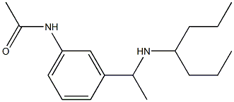 N-{3-[1-(heptan-4-ylamino)ethyl]phenyl}acetamide