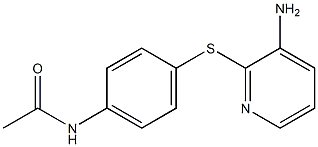 N-{4-[(3-aminopyridin-2-yl)sulfanyl]phenyl}acetamide Structure