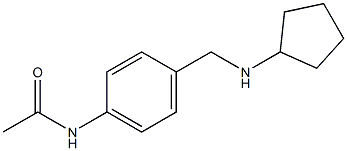 N-{4-[(cyclopentylamino)methyl]phenyl}acetamide