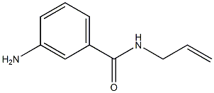 N-allyl-3-aminobenzamide 化学構造式