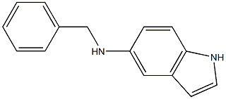 5-(ベンジルアミノ)-1H-インドール 化学構造式