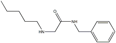 N-benzyl-2-(pentylamino)acetamide Struktur