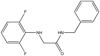 N-benzyl-2-[(2,6-difluorophenyl)amino]acetamide