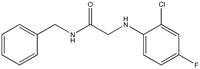 N-benzyl-2-[(2-chloro-4-fluorophenyl)amino]acetamide|