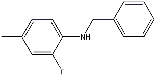 N-benzyl-2-fluoro-4-methylaniline Structure