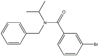 N-benzyl-3-bromo-N-(propan-2-yl)benzamide Structure