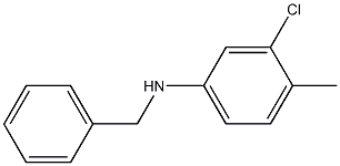 N-benzyl-3-chloro-4-methylaniline Structure