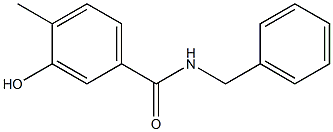 N-benzyl-3-hydroxy-4-methylbenzamide 化学構造式
