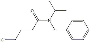 N-benzyl-4-chloro-N-(propan-2-yl)butanamide 化学構造式