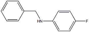 N-benzyl-4-fluoroaniline Struktur