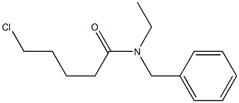 N-benzyl-5-chloro-N-ethylpentanamide Struktur