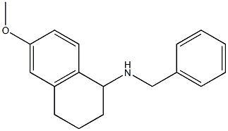 N-benzyl-6-methoxy-1,2,3,4-tetrahydronaphthalen-1-amine Structure