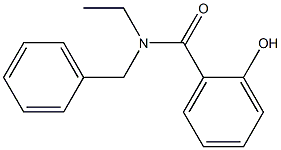 N-benzyl-N-ethyl-2-hydroxybenzamide Struktur